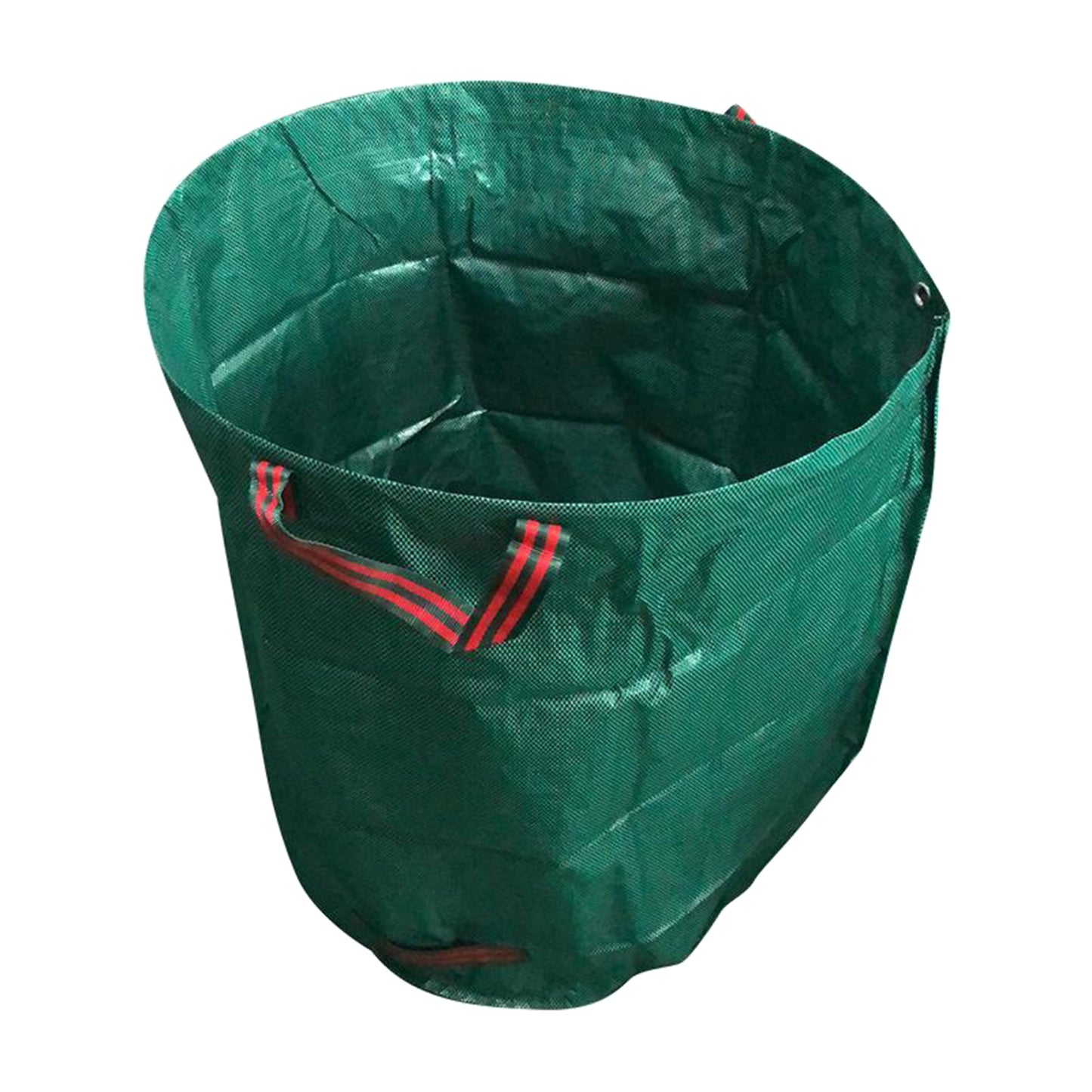 Green garden waste bag