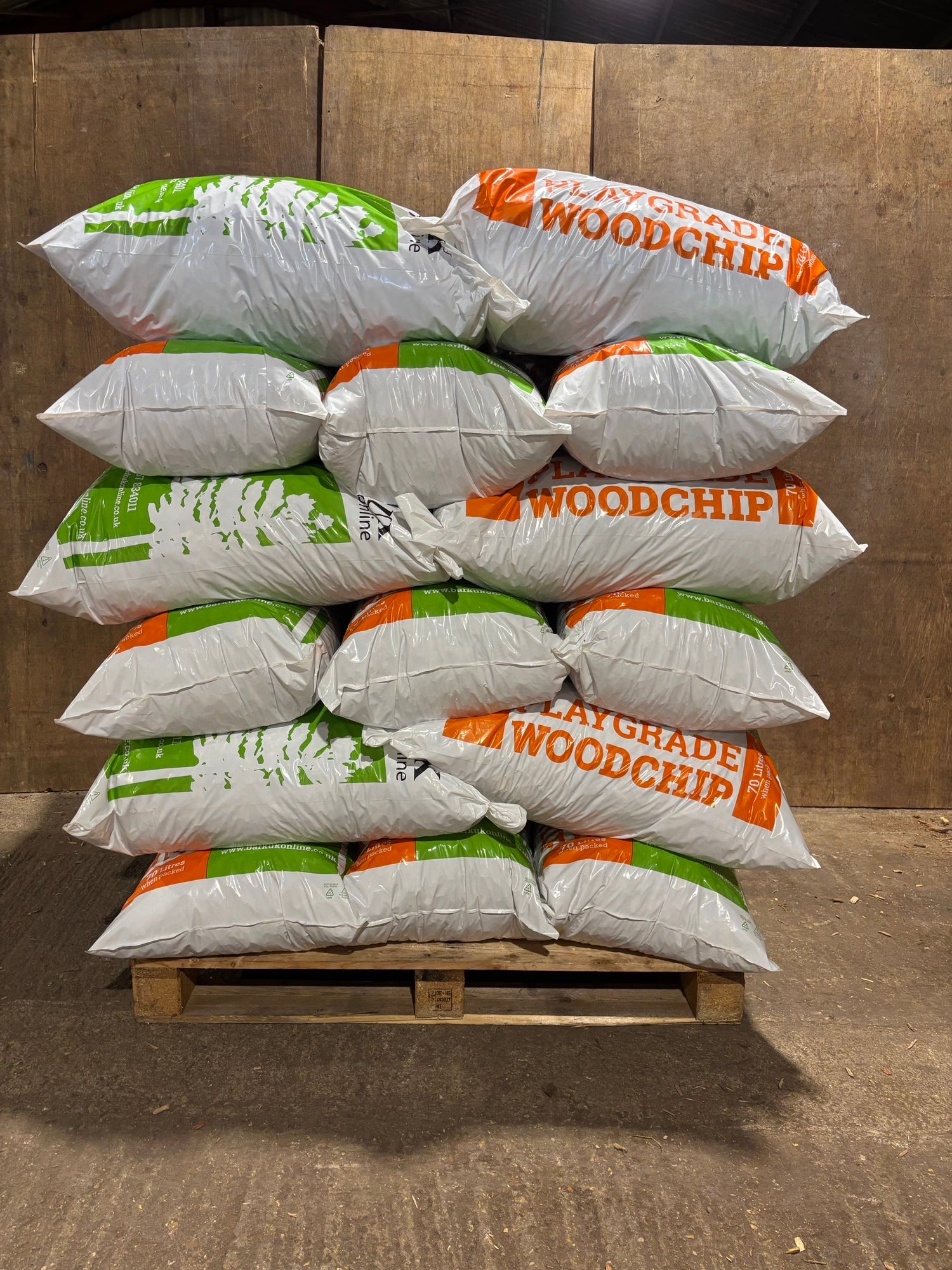 Play Grade Softwood chips 70L bags