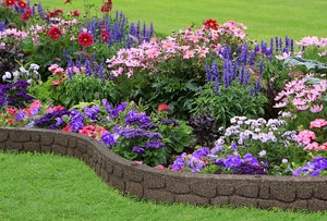Flexi Curve Border Rockwall Earth