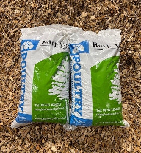 Poultry Run Softwood chips  70L bags