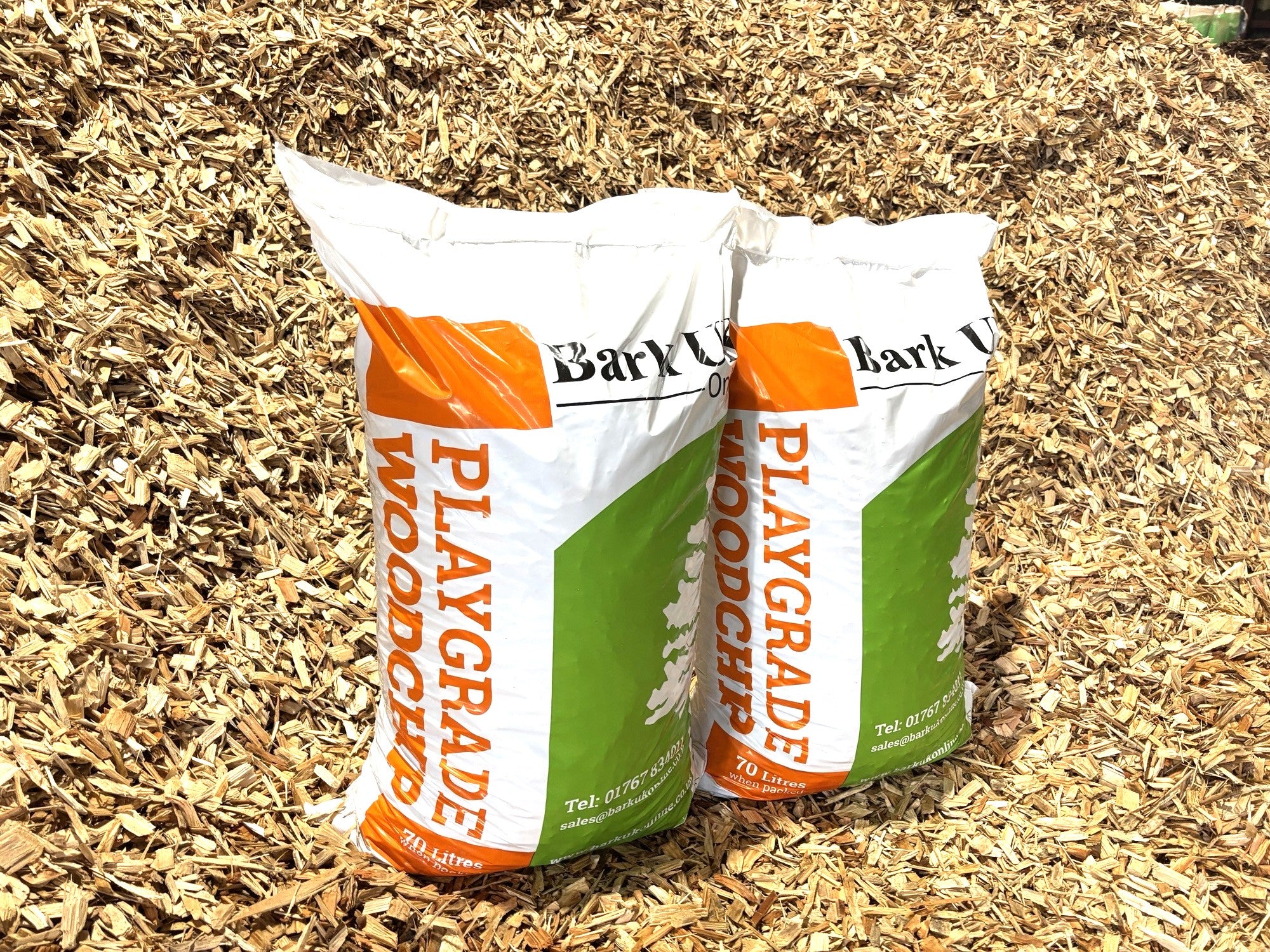 Play Grade Softwood chips  70L bags