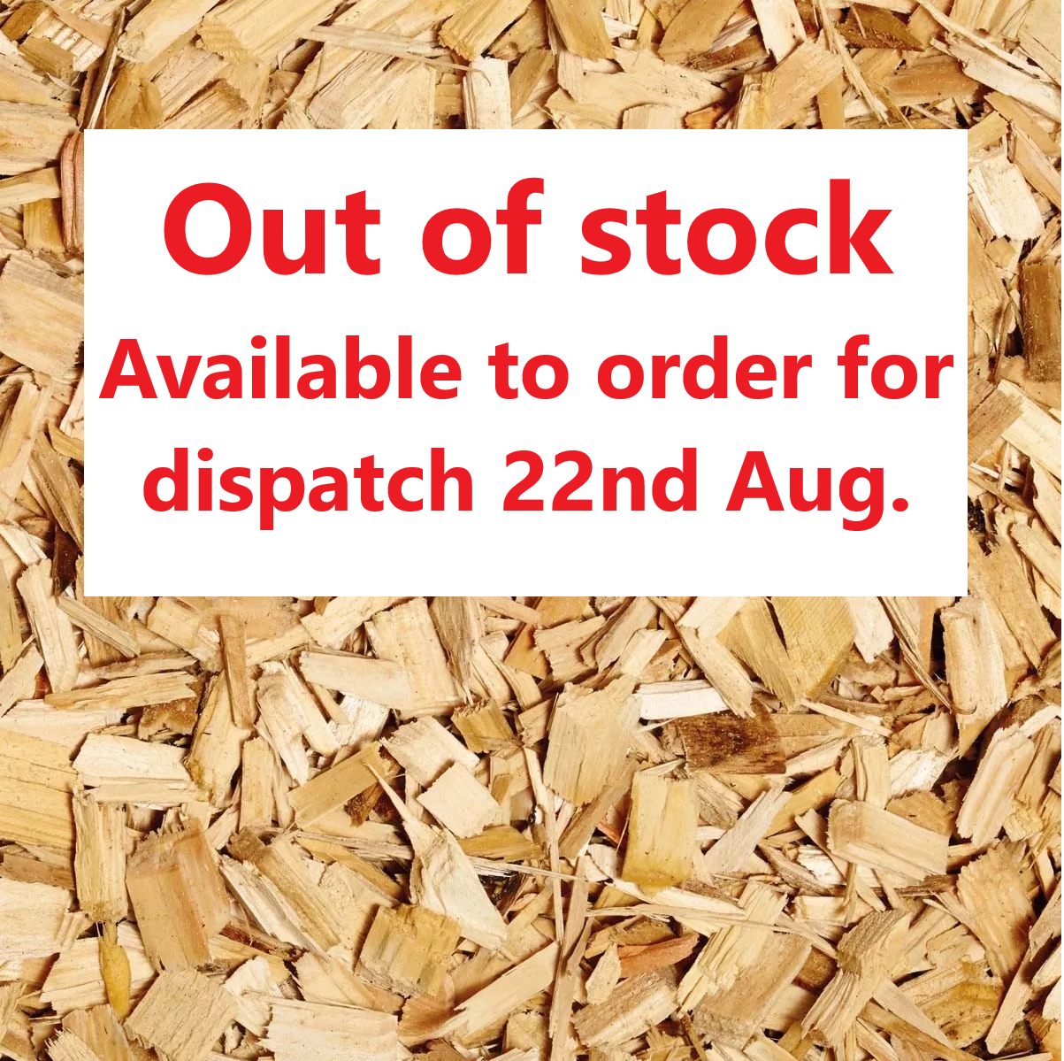 Play Grade Softwood Chip Approx.2000L large bulk bag