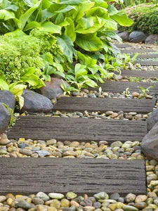 Stepping Stone Railroad Tie Earth