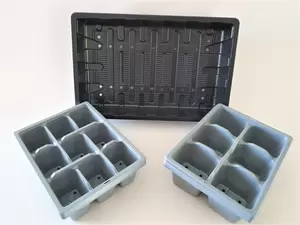 Cell pack and seed tray set