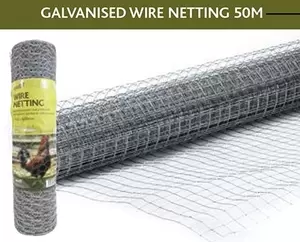 Galvanised Chicken Wire Netting     25mm x 900mm x 50m
